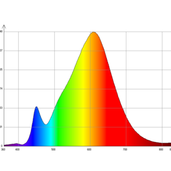 Irradianza spettrale misurata dai goniofotometri Sedis