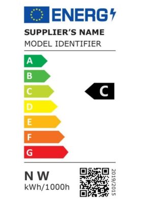 Etichetta energetica europea per apparecchi d'illuminazione